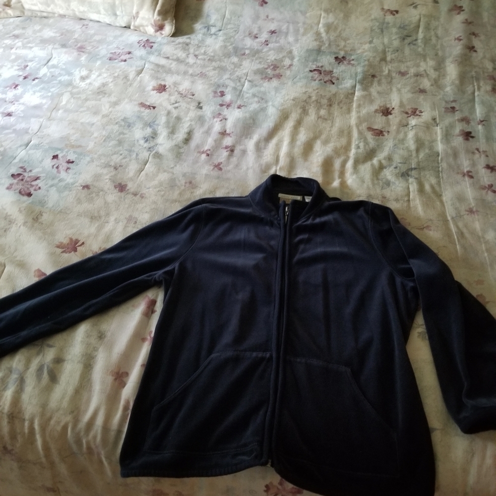 Large  petite  navy blue summer jacket